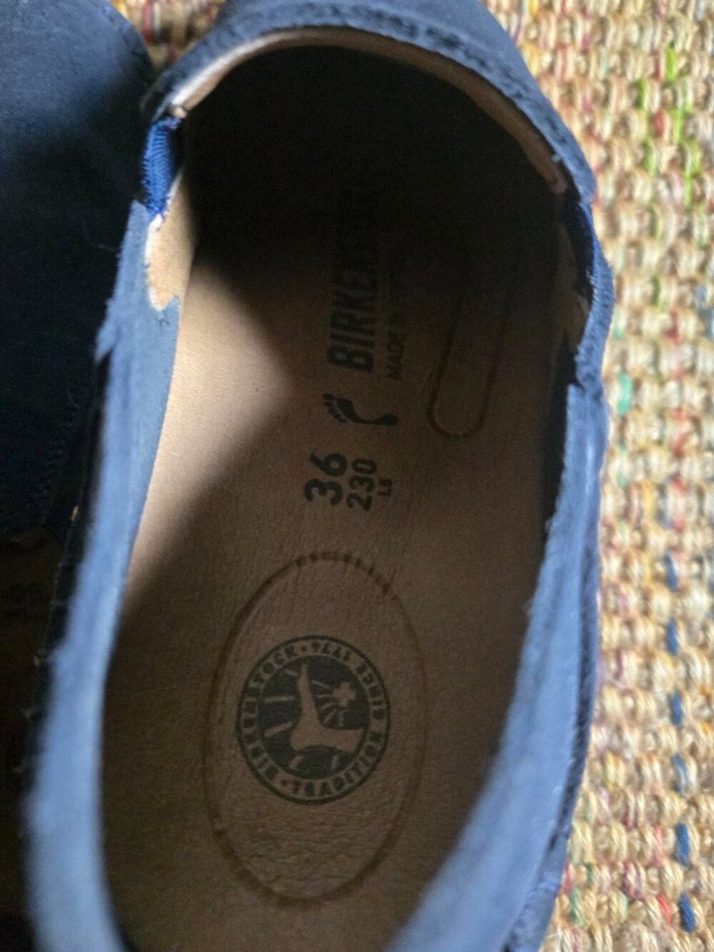 Birkenstock Callan Suede leather in Navy in 36/ US 5 - Picture 7 of 8